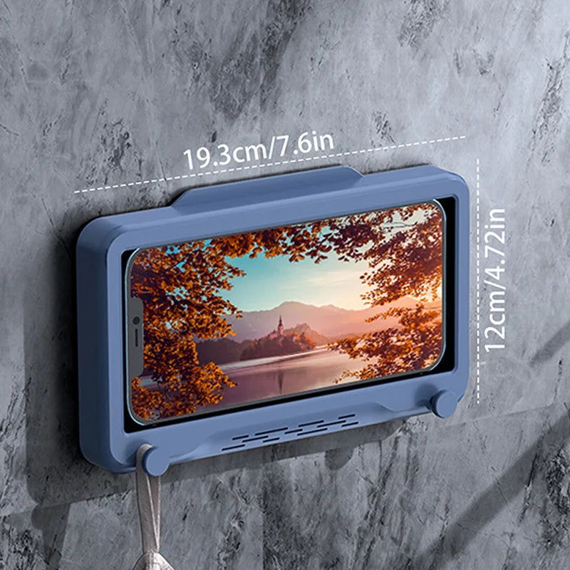 1 PC Bathroom Waterproof Cell Phone Case Cell Phone Holder Rotatable Organizer